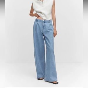 Mango wide leg baggy arlet jeans